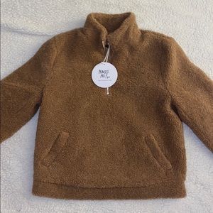 Princess Polly Teddy Quarter Zip Pull-Over